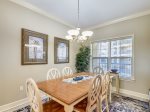 Dining Area with Seating for Six at 304 North Shore Place